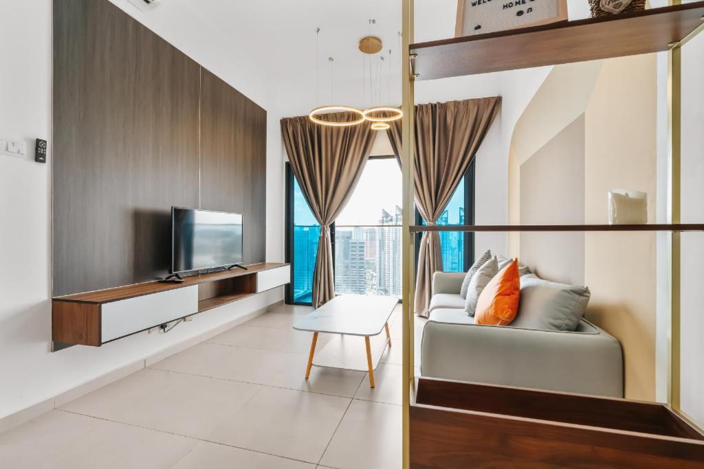 Nowhere 2Br & 2Bath Apartment With Balcony @ Reizz Residences Kuala Lumpur Exterior foto